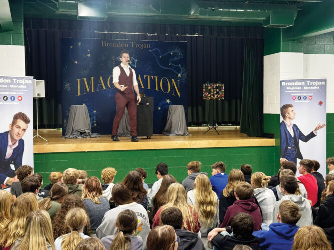 Brenden Trojan mesmerizes Mid-Ohio Valley middle schoolers